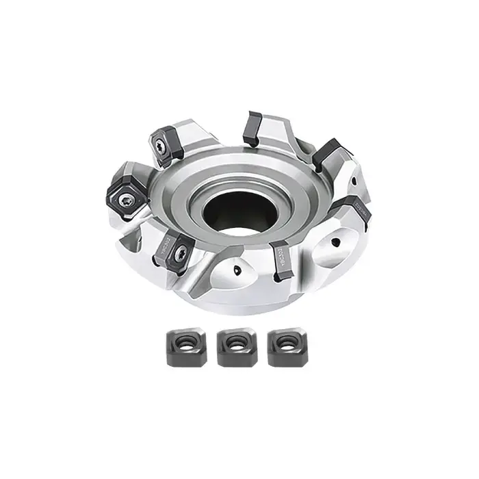 Instant Buy ZCC-CT - 2.000" - 45 Degree Indexable Face Mill Set with Inserts, Right Hand