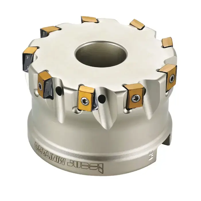 ISCAR 3106194 - T490 FLN D5.00-9-1.5-R-13, 5.000" 90 Degree Square Shouldering Indexable Face Mill for T490 LNMT1306 Inserts, Right Hand New Release