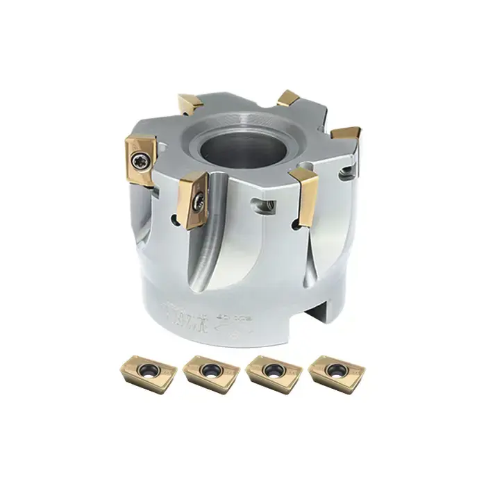 Sale ZCC-CT KIT1-EMP02-02-02 - 2.500" - 90 Degree Square Shouldering Indexable Face Mill Set with Inserts, Right Hand