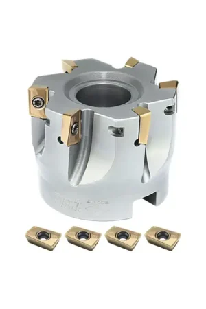 ZCC-CT KIT1-EMP02-07-01 - 3.000" - 90 Degree Square Shouldering Indexable Face Mill Set with Inserts, Right Hand Price Drop