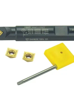EVEREDE NINE9 99616-13V5/8.12 2071 - 60° Nine9 NC Spot Drill Indexable Spot Drill Holder Set with Inserts Flash Sale