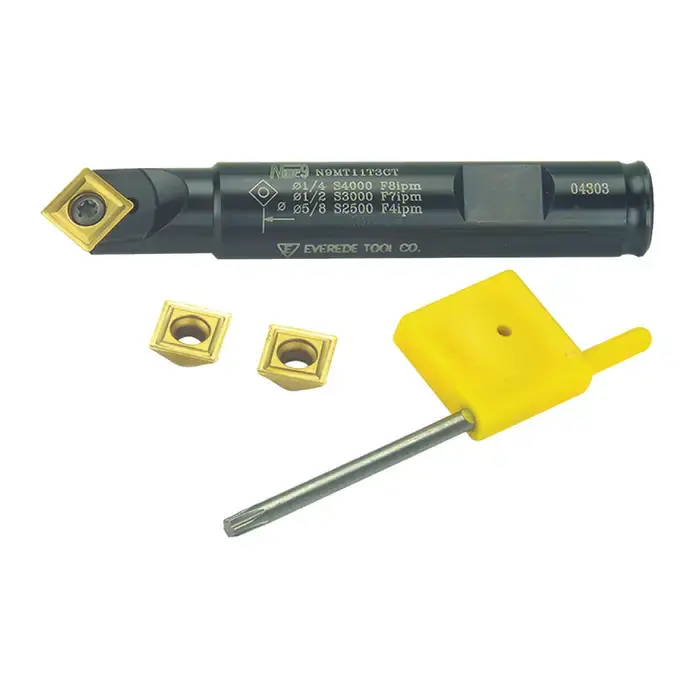 EVEREDE NINE9 99616-13V5/8.12 2071 - 60° Nine9 NC Spot Drill Indexable Spot Drill Holder Set with Inserts Flash Sale