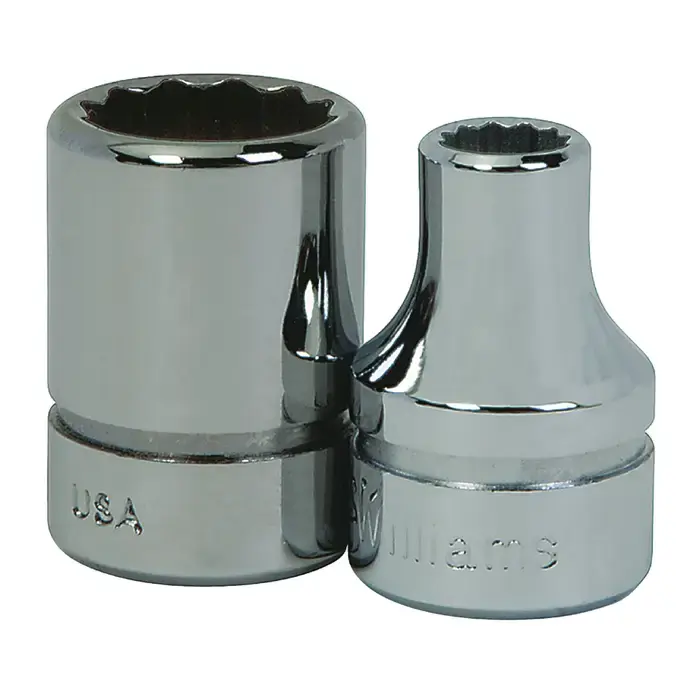 Don't Miss Out WILLIAMS BM-1219 3/8" Drive Size, 12 No. of Points, 19mm Size Impact Socket