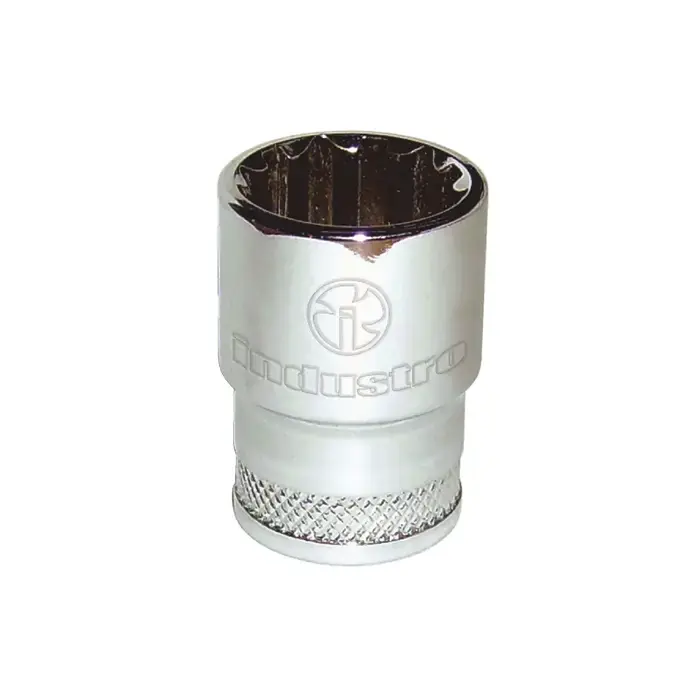 Fast Shipping INDUSTRO 00370 1/3" Drive Size, 6 & 12 No. of Points, 7/16" Size Individual Socket