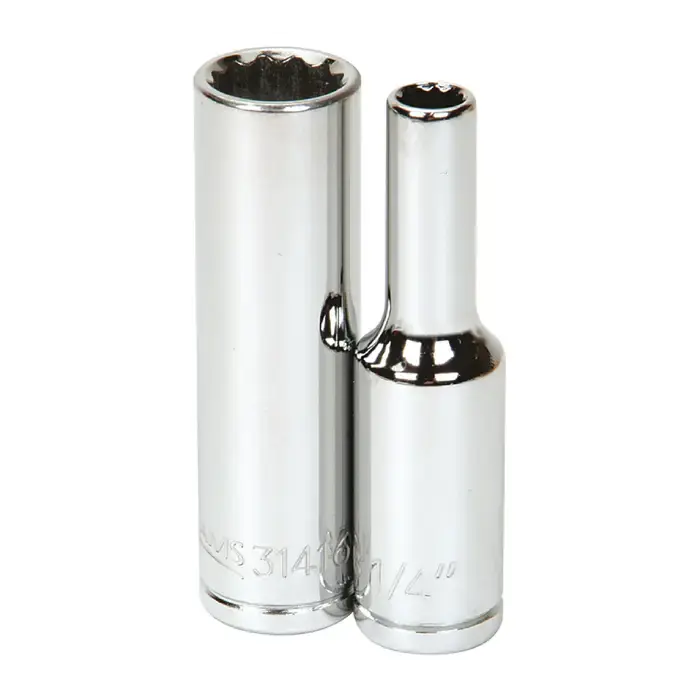 WILLIAMS 31432 3/8" Drive Size, 12 No. of Points, 1" Size Impact Socket Top Rated