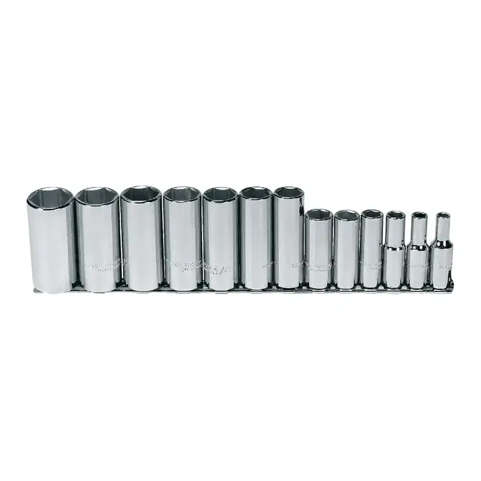 New Arrival PROTO J52114 3/8" Drive Size, 6 No. of Points, Deep Socket Type Combination Socket Set