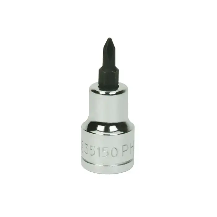 WILLIAMS 35151 3/8" Drive Size, 2 Phillips Size, 1-27/32" Overall Length Phillips Bit Socket Buy Direct