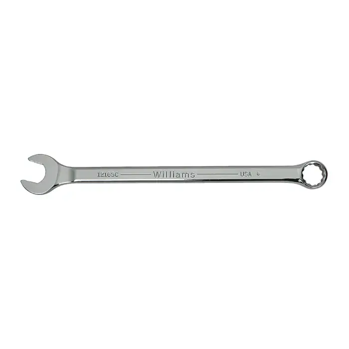 WILLIAMS 1182 Individual Type, 1-11/16" Size, 12 No. of Points Combination Wrench Clearance