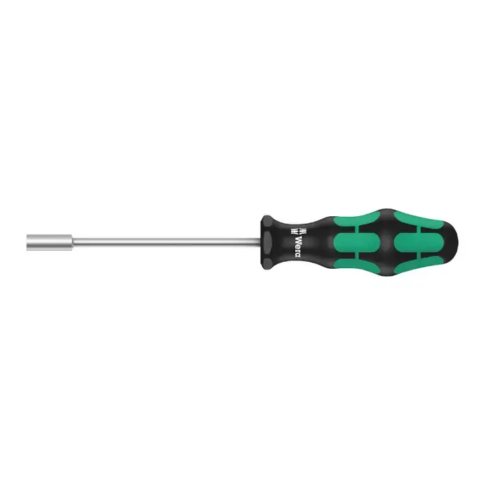 Popular WERA 05029405001 6mm Size, 5" Shank Length, Ergonomic Cushioned Grip Handle Type Nutdriver