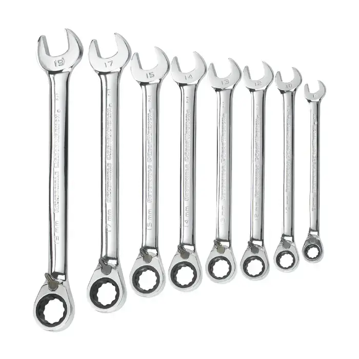 GEARWRENCH 9543 8 - 19mm Size, 12 No. of Points, 5-1/2" - 9-3/4" Overall Length Rathcheting Combination Wrench Low Price
