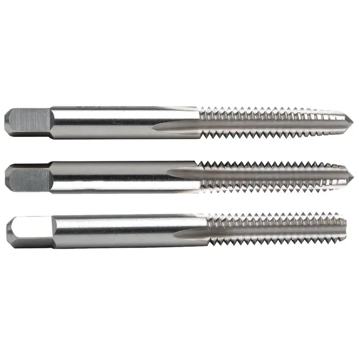TTC 14-503-228 1/2"-28 Size, Taper Chamfer, 4 Flute, Bright High Speed Steel, Left Hand Cut Straight Flute Hand Tap Super Sale