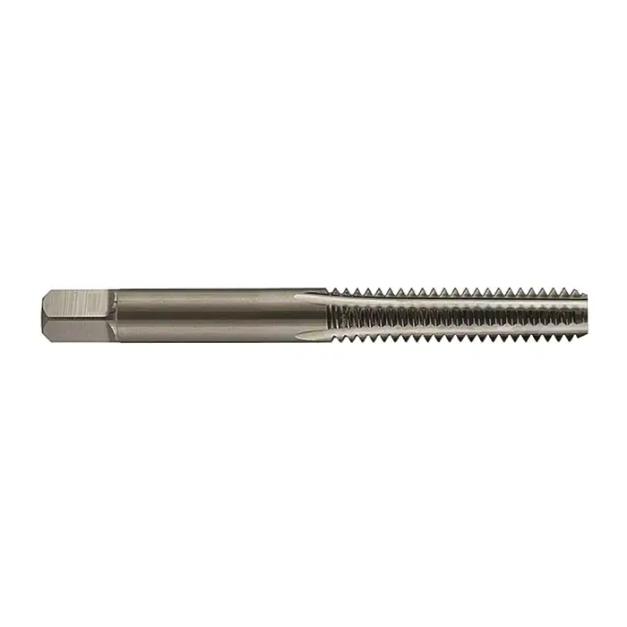 Luxury YMW 6-32 Size, H2 Thread Limit, Plug Chamfer, 3 Flute, Bright Vanadium High Speed Steel, Right Hand Cut Straight Flute Hand Tap