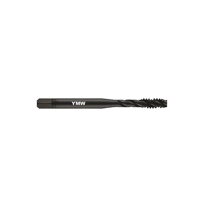 YMW 374622 M8-1 Size, D5 Thread Limit, Modified/Semi Bottoming Chamfer, 3 Flute, Black Oxide Vanadium High Speed Steel, Right Hand Cut Spiral Fluted Tap Seasonal Sale