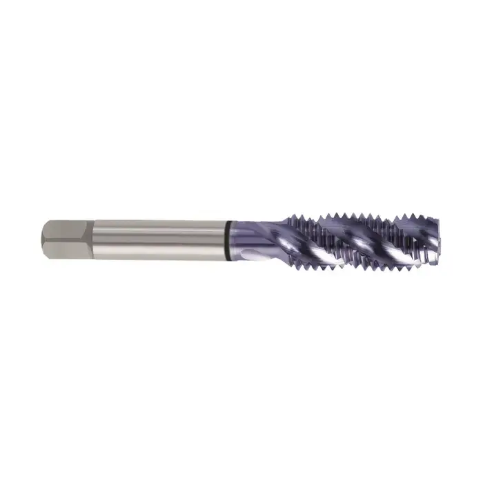 Authentic YG1 M16-2 Size, D7 Thread Limit, Modified/Semi Bottoming Chamfer, 3 Flute, TiCN High Speed Steel EX, Right Hand Cut Spiral Fluted Tap