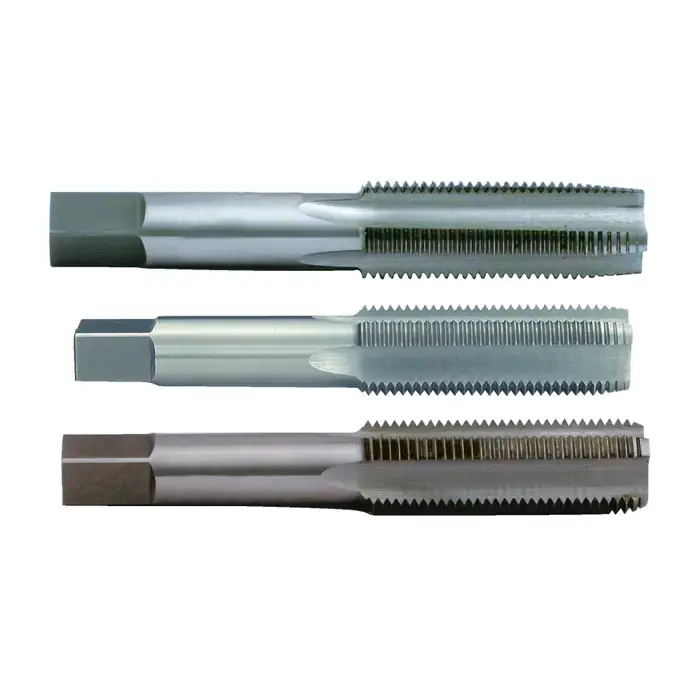 TTC 18-900-185 18mm-2.00mm Size, Set Of 1 Each Taper, Plug & Bottoming Chamfer, Multiple Flute, Bright High Speed Steel, Right Hand Cut Straight Flute Hand Tap Buy Today