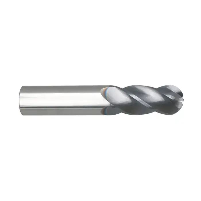Buy Direct NIAGARA N09493 1/2" Size, 1" LOC, 4 Flute, Solid Carbide Ball End Mill