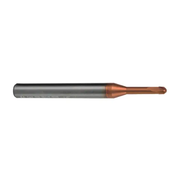 M.A. FORD 156M0200N12A 2.00mm Size, 1.70mm LOC, 2 Flute, Solid Carbide Ball End Mill Buy Today