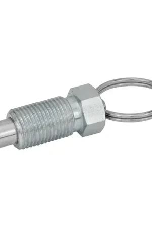 J.W. WINCO 717-5-3/8X16-A-ST 3/8"-16 Thread Size, 0.200" Plunger Dia., 0.71" Handle Dia. Indexing Plunger Big Sale