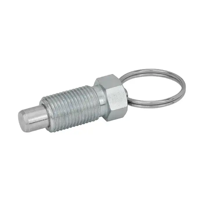 J.W. WINCO 717-5-3/8X16-A-ST 3/8"-16 Thread Size, 0.200" Plunger Dia., 0.71" Handle Dia. Indexing Plunger Big Sale