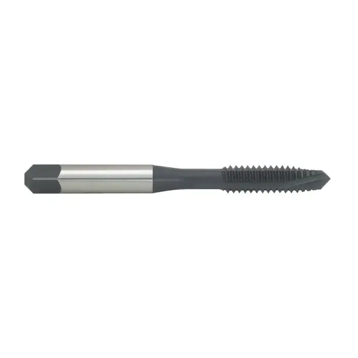 TTC PRODUCTION 12-676-714 6-32 Size, H3 Thread Limit, Plug Chamfer, 2 Flute, Black Oxide ASP-23 Powdered Vanadium Steel, Right Hand Cut Spiral Pointed Tap Trusted Brand