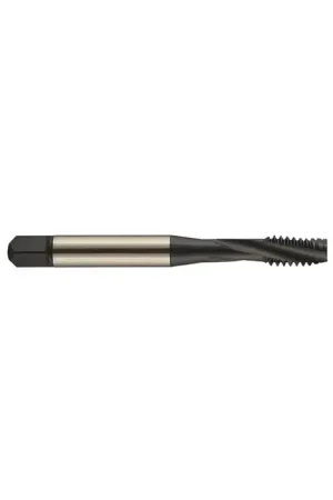 Top Rated YMW 388331 M12-1.25 Size, D5 Thread Limit, Modified/Semi Bottoming Chamfer, 3 Flute, Black Oxide Powdered Metal High Speed Steel, Right Hand Cut Spiral Fluted Tap