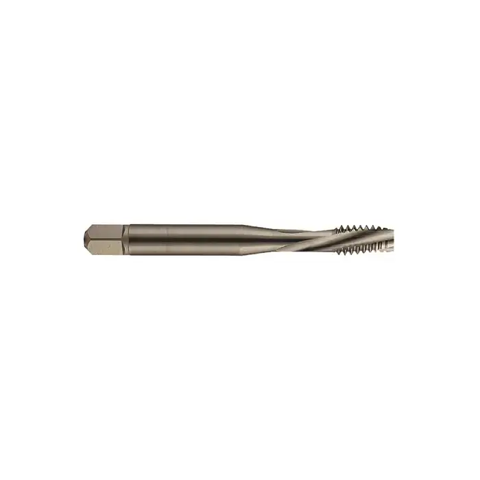 YMW 387618 3/8"-24 Size, H3 Thread Limit, Modified/Semi Bottoming Chamfer, 3 Flute, Nitride Surface Toughening Treatment Powdered Metal High Speed Steel, Right Hand Cut Spiral Fluted Tap Direct From Factory