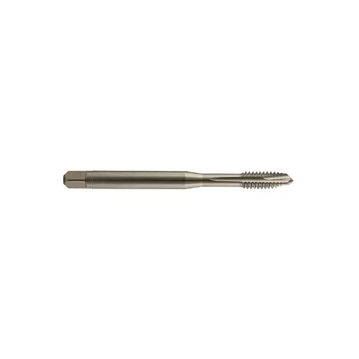 YMW M45-3 Size, D8 Thread Limit, Plug Chamfer, 4 Flute, Bright Vanadium High Speed Steel, Right Hand Cut Spiral Pointed Tap Certified