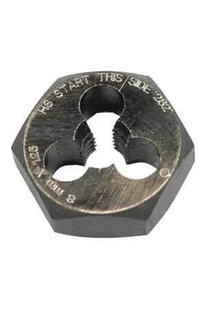 VIKING 7/16"-14 ANSI Thread Type Hi-Molybdenum Tool Steel Hexagon Die Same Day Shipping