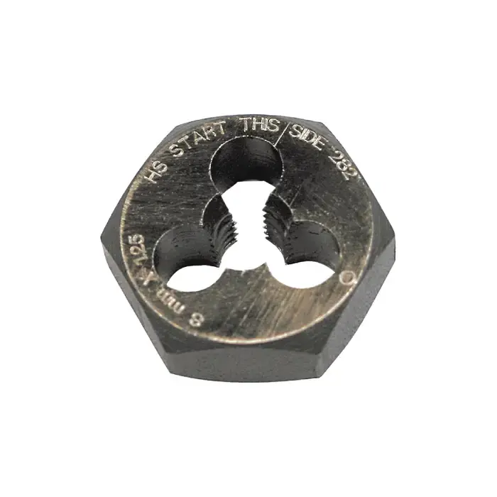 VIKING 7/16"-14 ANSI Thread Type Hi-Molybdenum Tool Steel Hexagon Die Same Day Shipping