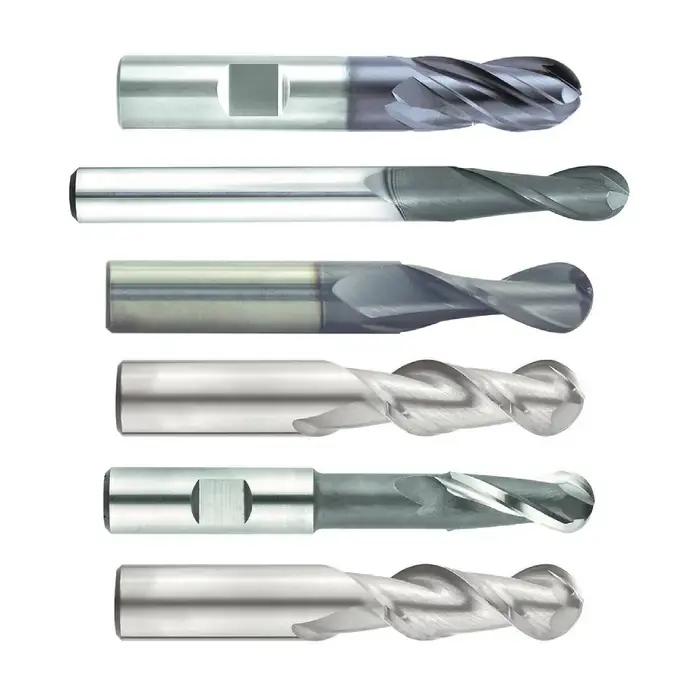 Bargain NIAGARA N66230 5/16" Size, 7/16" LOC, 3 Flute, Solid Carbide Ball End Mill