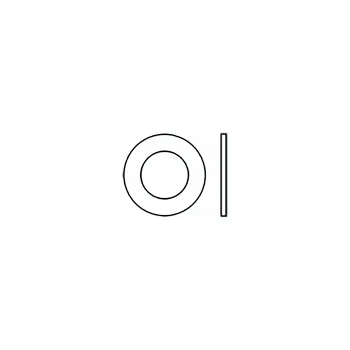 TTC CCT03 SAE Thread Standard, 10 Bolt Dia., 1/2" O.D., Flat Washer Flat Washer Express Delivery