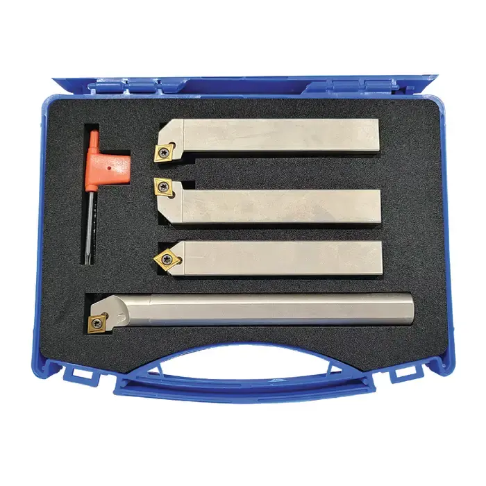 High Quality TERRA CARBIDE - 3/4" Turning / Boring Set With Inserts, —