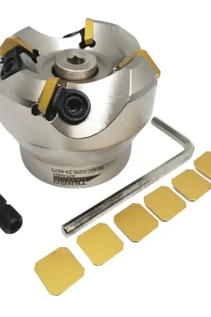 TERRA CARBIDE 09-0730-03 - 3.000" - 45 Degree Indexable Face Mill Set with Inserts, Right Hand Price Drop