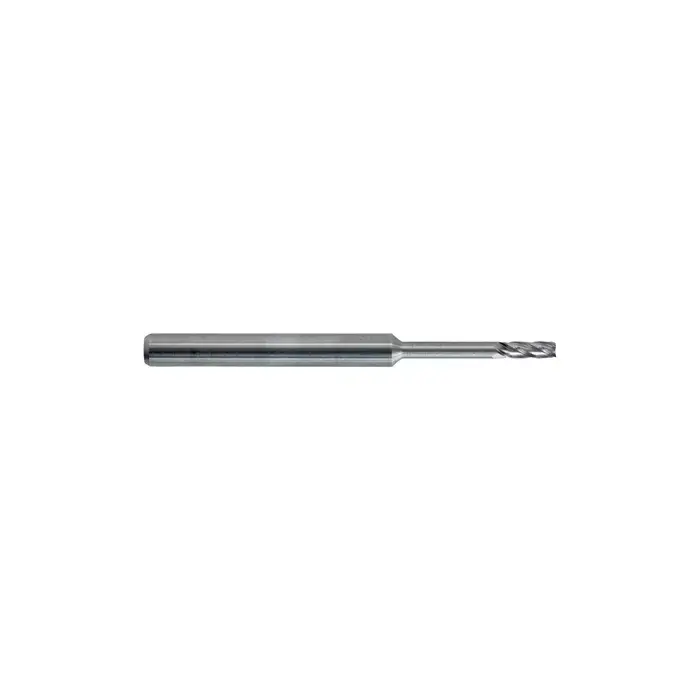 Secure Checkout KEO 930 Solid Carbide End Mill, Ø.062 x .186, .500 Reach Length, 4 Flute, Standard Length, Square, AlTiN Coated