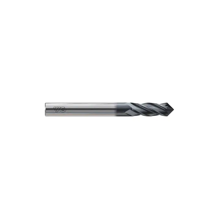 YG1 E5I34008 1/8" Size, 1/2" LOC, 4 Flute, 90° Point Angle, Solid Carbide Drill Mill Super Sale