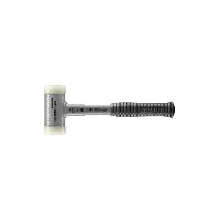 HALDER 3377.05 50mm Face Diameter, 41 oz. Head Weight, 12.4" Handle Length Dead Blow Hammer Professional Grade