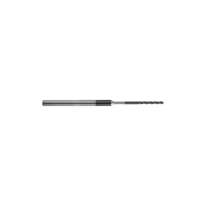 KEO 930 Solid Carbide End Mill, Ø.045 x .225, .450 Reach Length, 3 Flute, 5xD Flute Length, Ballnose, AlTiN Coated While Supplies Last