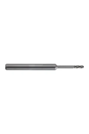 KEO 930 Solid Carbide End Mill, Ø.045 x .135, .500 Reach Length, 4 Flute, Standard Length, Ballnose, AlTiN Coated Direct From Factory