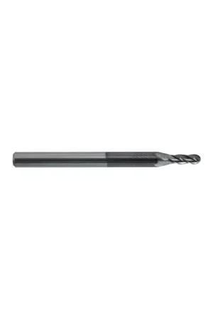 Budget KEO 930 Solid Carbide End Mill, Ø.1772 x .532, 4 Flute, Standard Length, Ballnose, AlTiN Coated