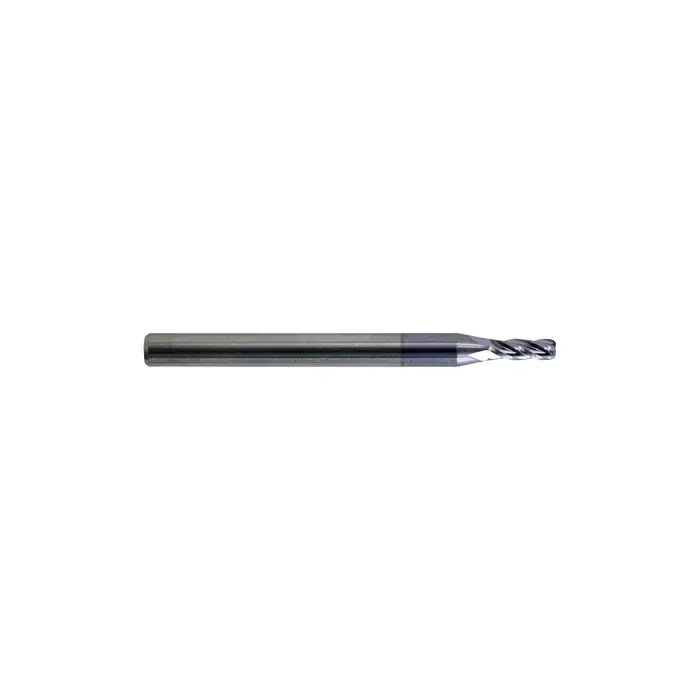 New Arrival KEO 930 Solid Carbide End Mill, Ø4/57 x .210, 4 Flute, Standard Length, .015 Corner Radius, AlTiN Coated