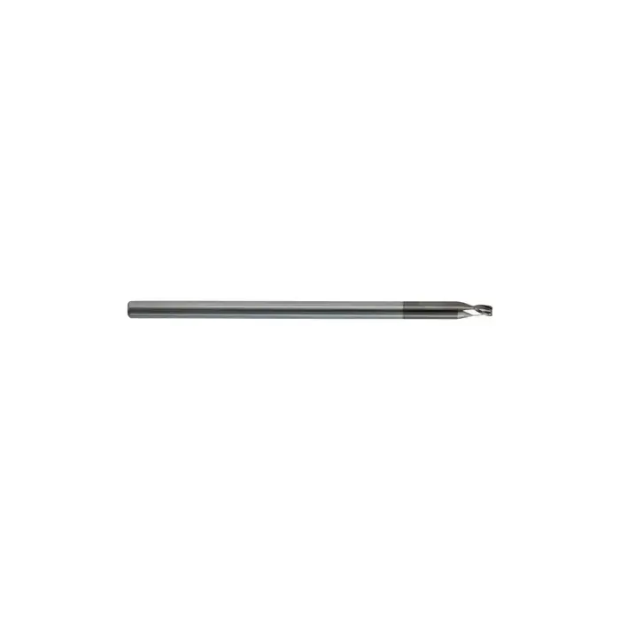 Seasonal Sale KEO 930 Solid Carbide End Mill, Ø3/16 x 9/32, Long Shank, 5x Reach Length, 3 Flute, Stub Length, Square, AlTiN Coated