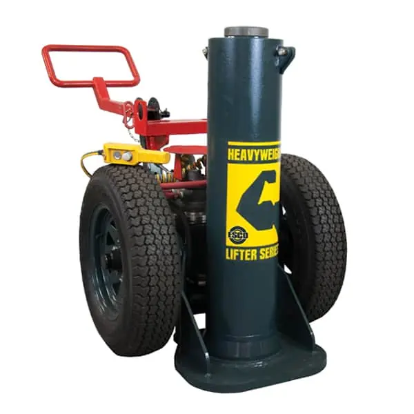 ESCO EJR-100-38 HEAVYWEIGHT LIFTER Jack, "Champ", Air/Hydraulic (100 Ton, Min Height 38") Secure Checkout