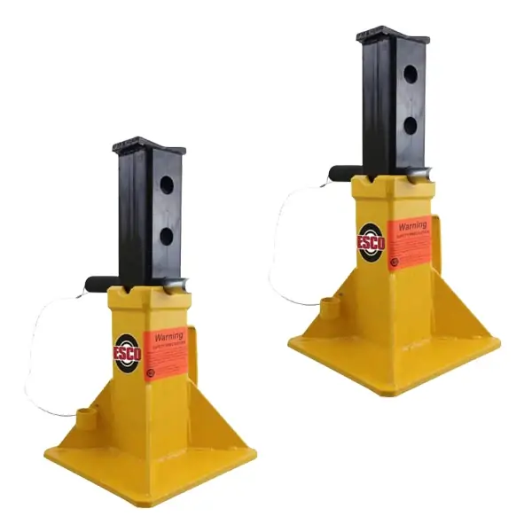 ESCO 10455-PAIR Jack Stand single, 22 Ton Weight Capacity (Sold in Pairs) Fast Shipping
