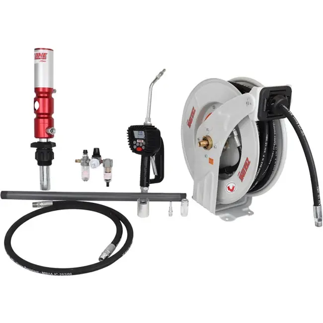 Zeeline by Milton ZE1730PK-55-500 - 5 1 Premium Series Pump Kit 55 Gal With Reel and Preset Meter Price Drop